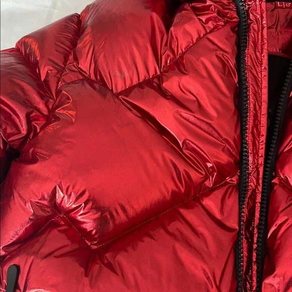 Perfect Moment Men’s Airview Duvet Red and White down Ski Jacket size L large - Picture 7 of 13